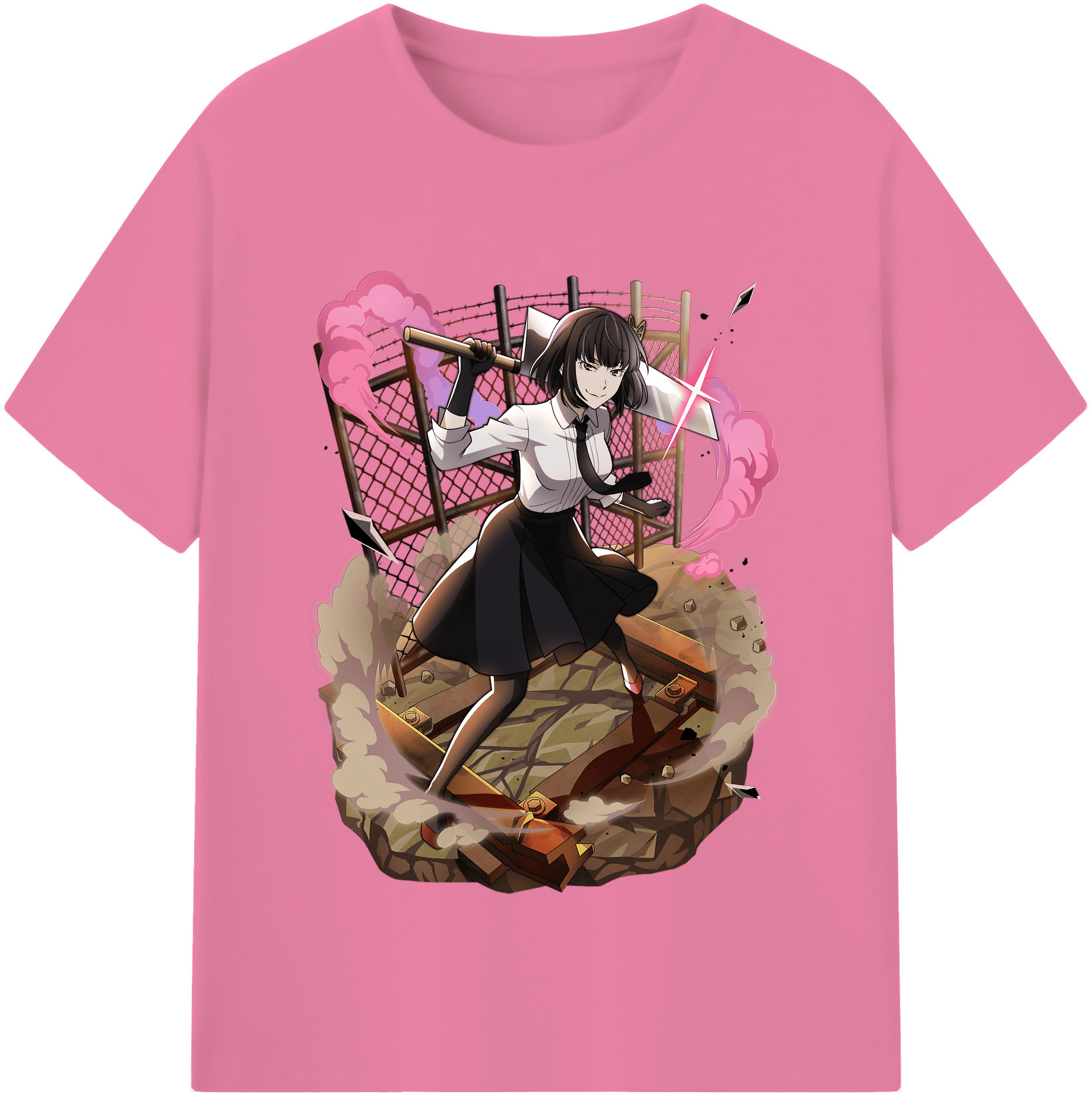 （画像用） 文豪ストレイドッグス Bungo Stray Dogs 綿100％半袖Tシャツ（フロントプリント）